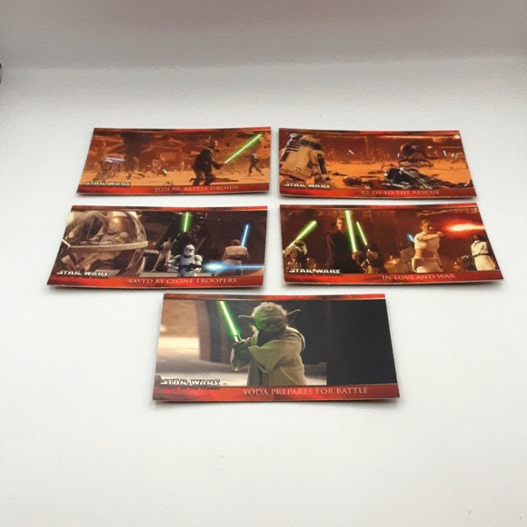Topps Other - Vintage Star Wars Topps Wide-screen Attack of the Clones Movie Cards